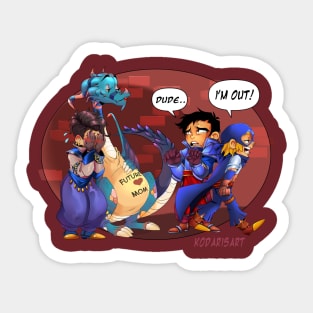 Pregnant Dragon! Sticker